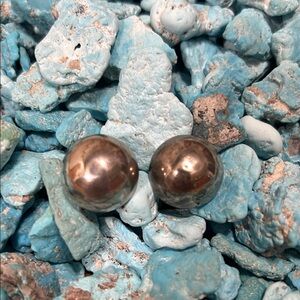 Sterling Silver Dome/Round Earrings